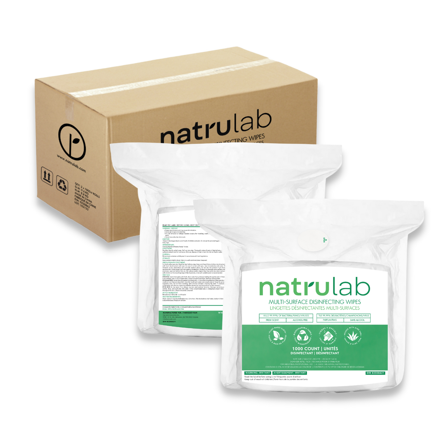 Multi-Surface Disinfectant Wipes MH